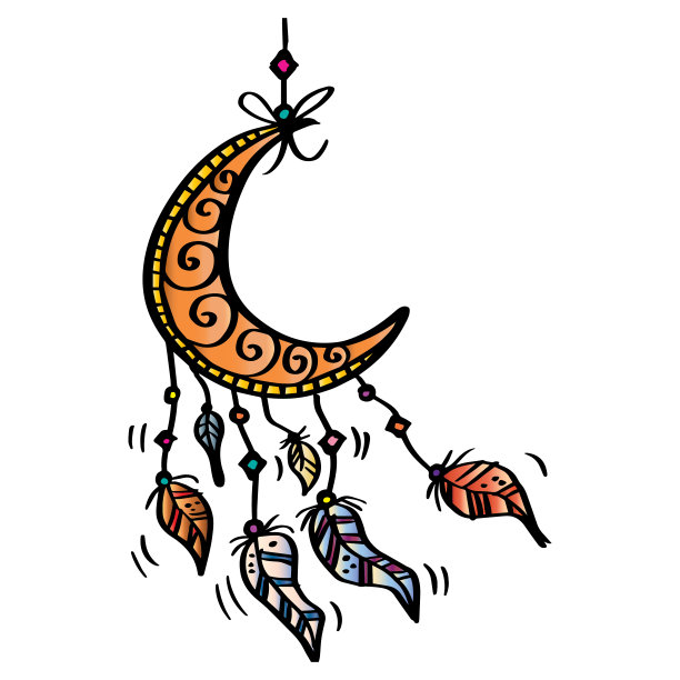 梦想家凯瑟手绘插图图片下载