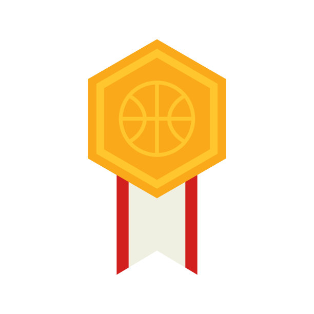 奖牌孤立在白色背景图片下载