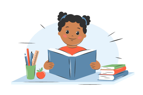 孩子在看06本书图片下载