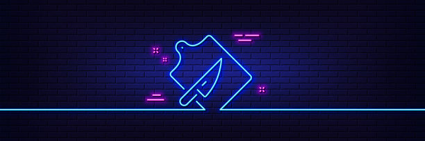 菜板线图标餐具标志烹饪图片下载