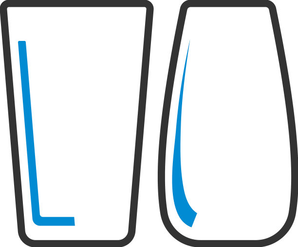 两个眼镜图标图片下载