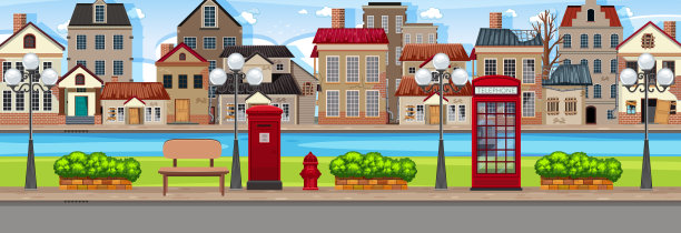 空弃城市背景图片下载