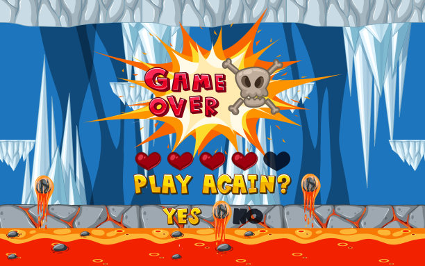 平台游戏模板与冰洞图片下载