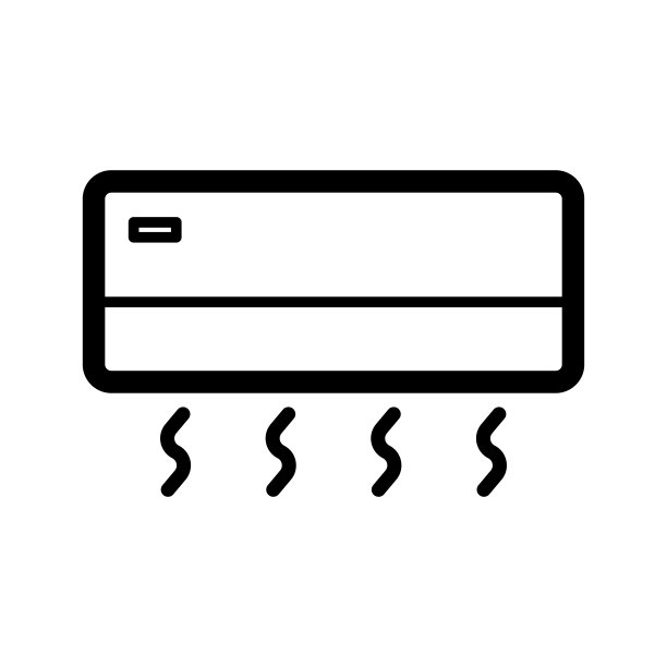 空调。冷却。供暖。空调图标。图片下载