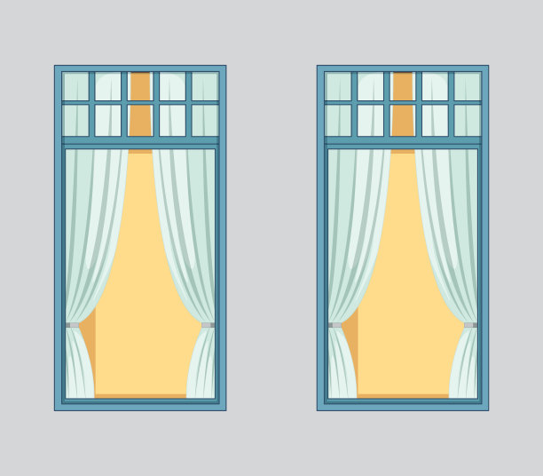 浪漫的欧式老窗图片下载