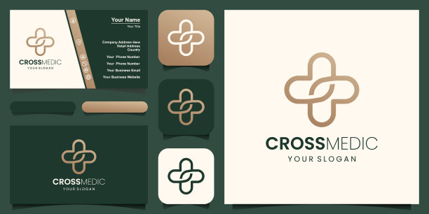 健康最小符号品牌图标符号和健康公司的视觉识别图片下载