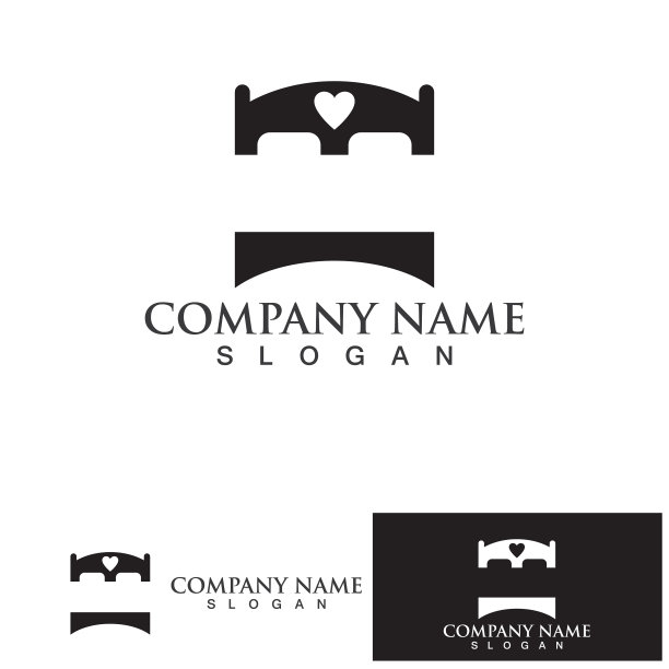 床上标志和象征酒店商业标志图片下载