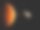 外太空的一组小行星以红色行星为背景图片下载