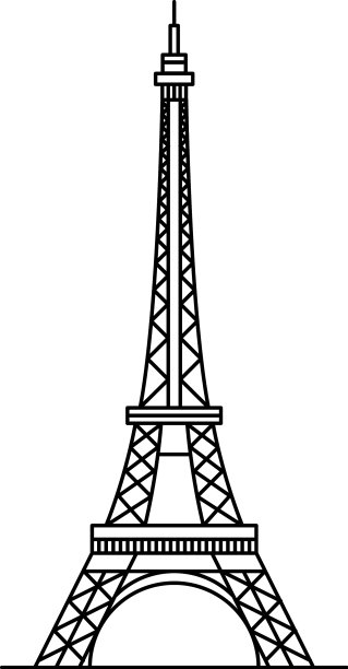 埃菲尔铁塔著名地标图片下载