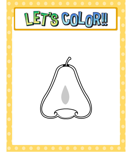 工作表模板欢喜。许多颜色! !文字和玫瑰苹果轮廓图片下载