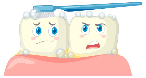 刷牙本身用牙膏在白色的背景图片下载