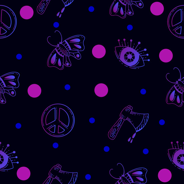 设置无缝图案渐变蓝色和紫色图片下载