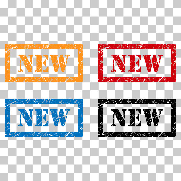 套新邮票符号标签不干胶标志按钮图片下载