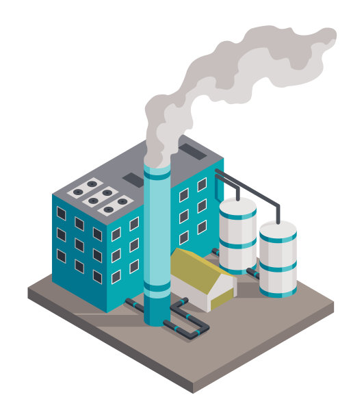 制造商的工厂等距结构图片下载