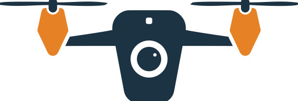航拍飞机无人机图标字形风格eps图片下载