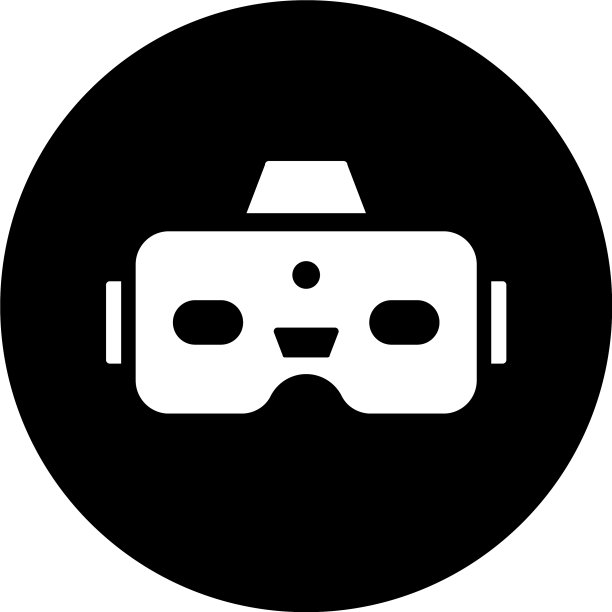 增强现实Hololens混合现实黑色图标图片下载