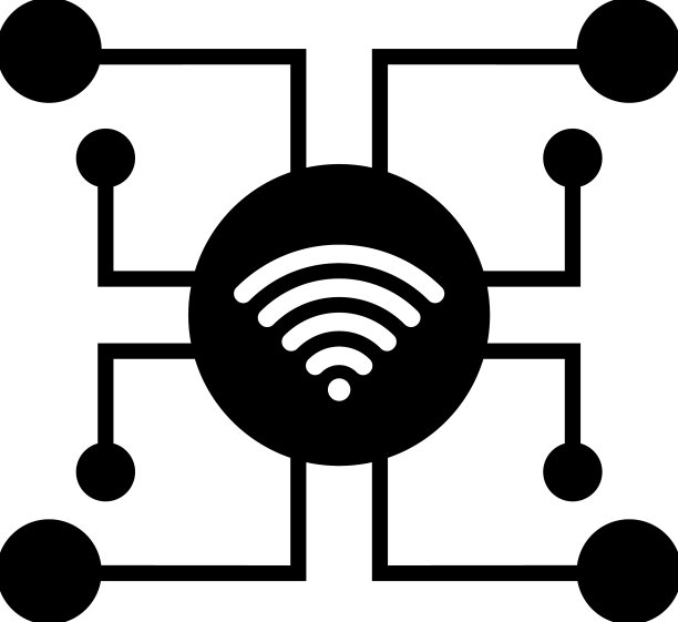 连接网络wifi图标黑色图形图片下载