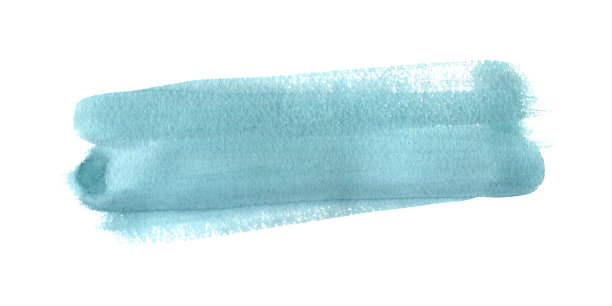 水彩笔触、斑点、绿松石。插图，从一套大的舒适的冬天孤立的对象。用于装饰、设计和构图夜空、雪花、美丽的背景图片下载