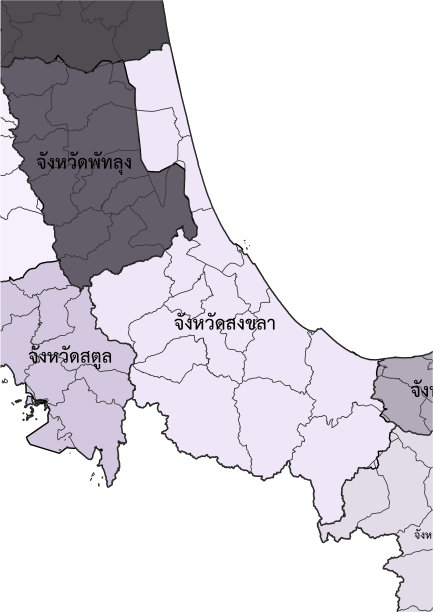 泰国地图南部省份亚洲图片下载