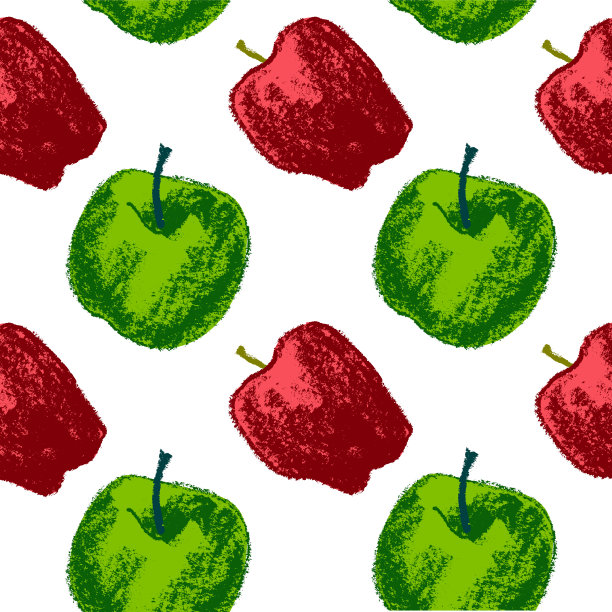 多色苹果背景。水果的背景颜色。苹果酒的徽章图片下载