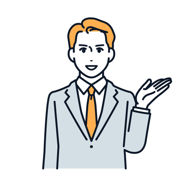 矢量插图材料的人在西装指导图片下载
