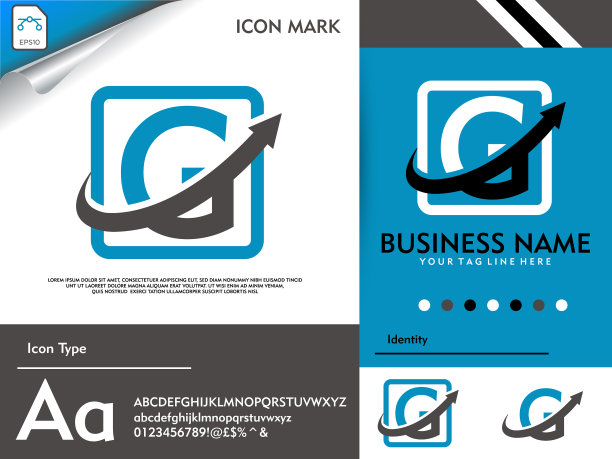 金融标志与字母g溢价图片下载