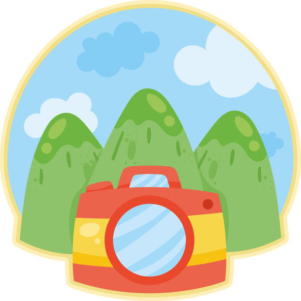 相机照相徽章图片下载