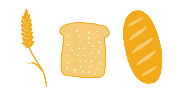 设置小麦穗和小麦穗面包的图标和图片下载