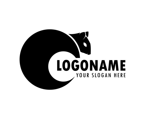 网页上简单的松鼠图标标志图片下载