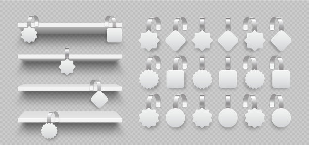 在货架上放置超市促销品图片下载