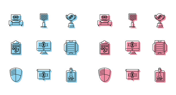 美式足球俱乐部logo模板图片下载