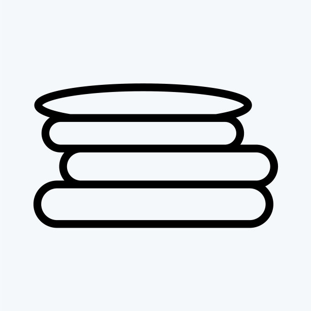 图标洗衣适合孩子的符号线风格图片下载