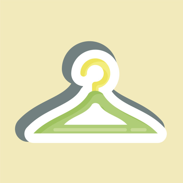 贴纸衣架适合小孩子，符号简单图片下载