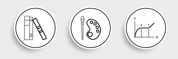 设置折线饼图信息图表办公室文件夹图片下载