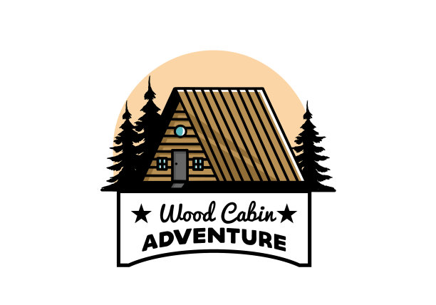 复古木屋设计图片下载