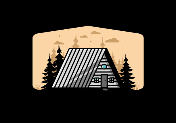 复古木屋设计图片下载