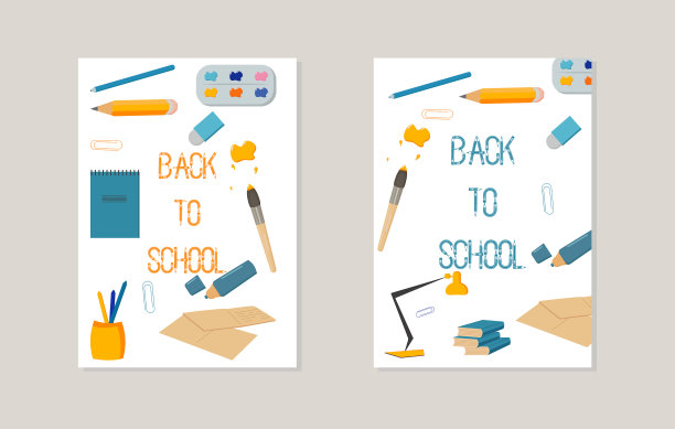 秋市场回学校铅笔油漆图片下载