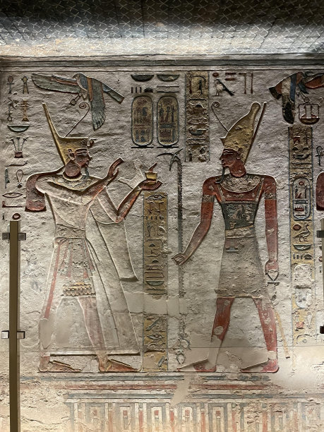 埃及卢克索帝王谷象形文字图片下载