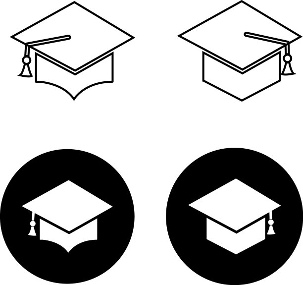 学士帽的标志图片下载