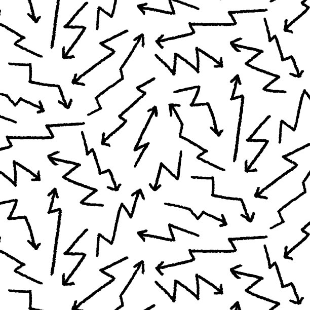 手绘箭头图案的白色背景图片下载