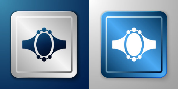 白色钻石订婚戒指图标孤立上图片下载