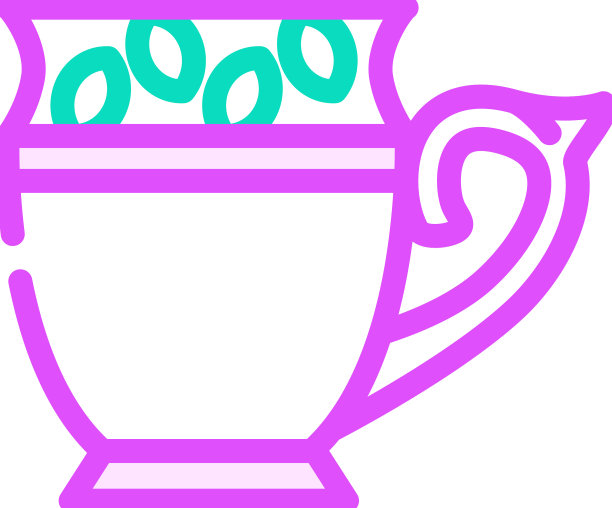 茶饮杯颜色图标图片下载