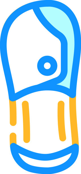 优雅的鞋色图标图片下载