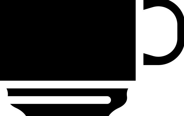 茶杯字形图标图片下载