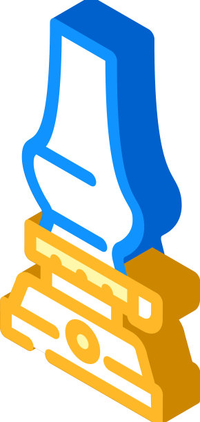 老式灯等距图标图片下载