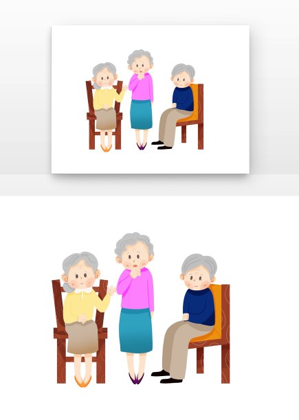 重阳节老年人聚会聊天图片下载