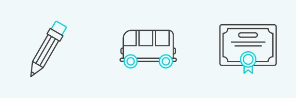 用橡皮擦设置线条证书模板铅笔图片下载