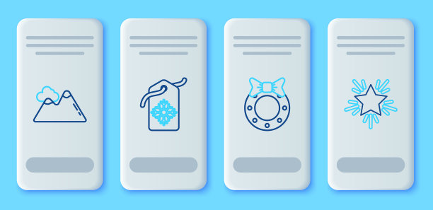 设置线价格标签与铭文销售图片下载