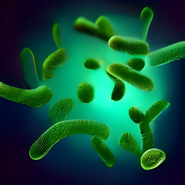 3d显微镜下细菌的特写图片下载