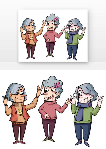 老年人一起跳舞图片下载